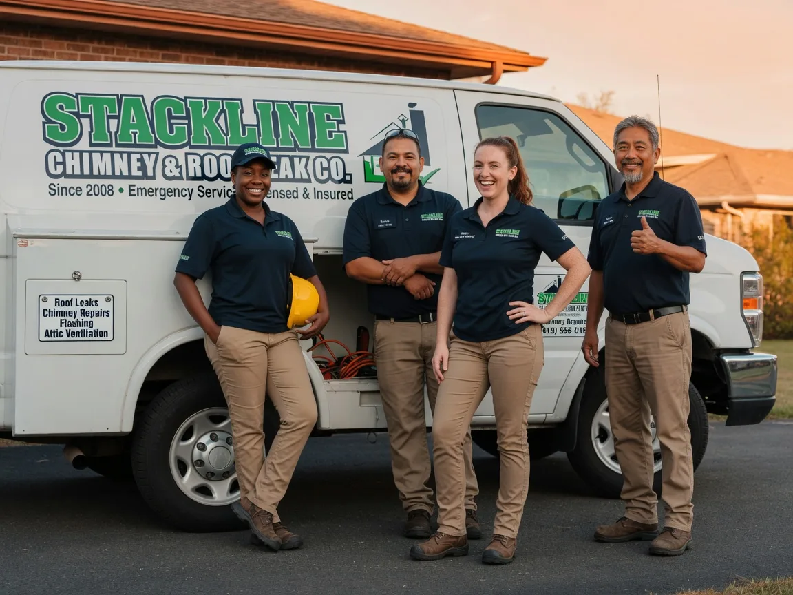 Chimney flashing repair company in Granby, CT